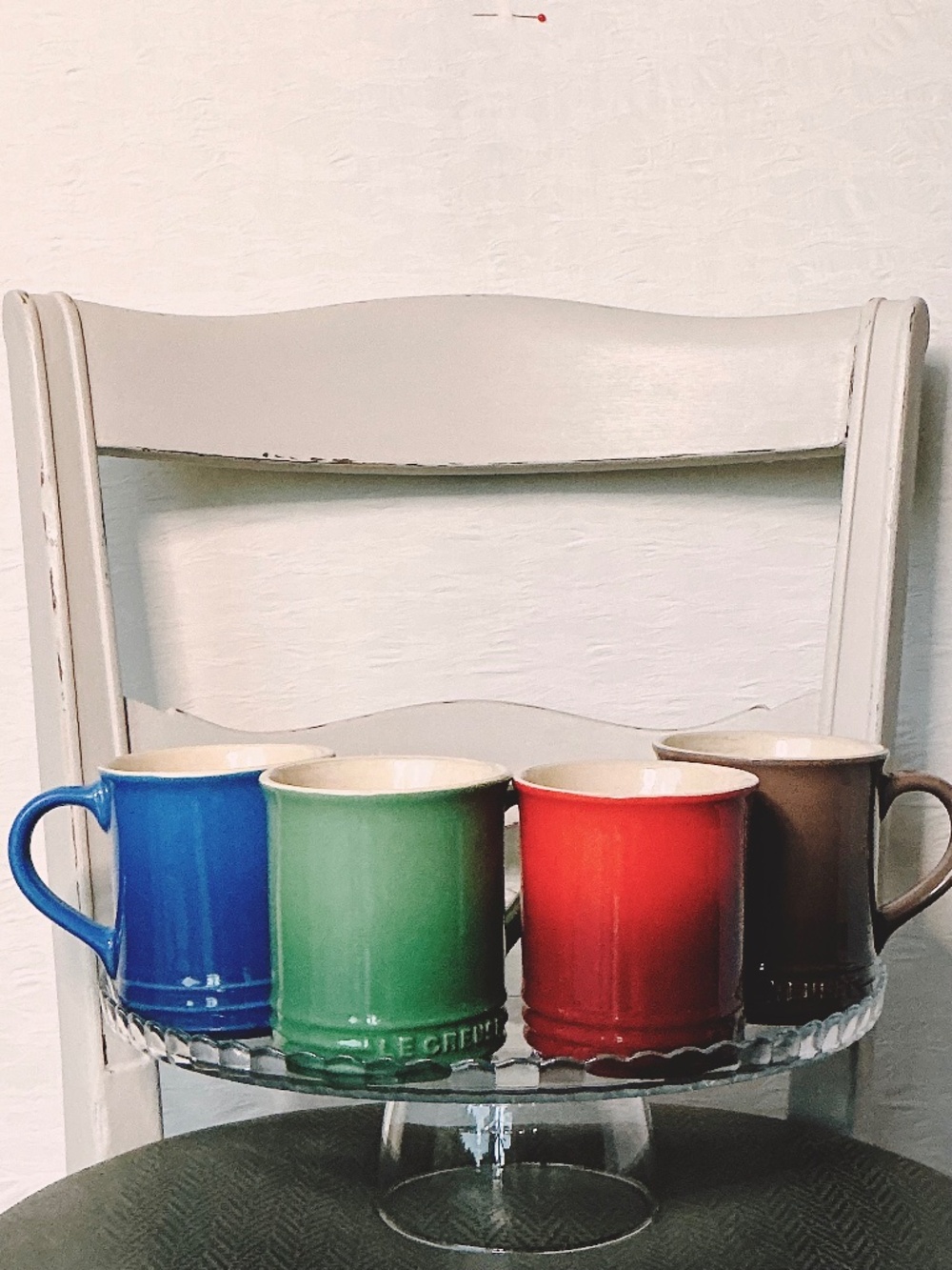 Le Creuset 4 Mugs Classic Stoneware Mug Set 4 Multi Coloured 0.4L  / 14 Ounce